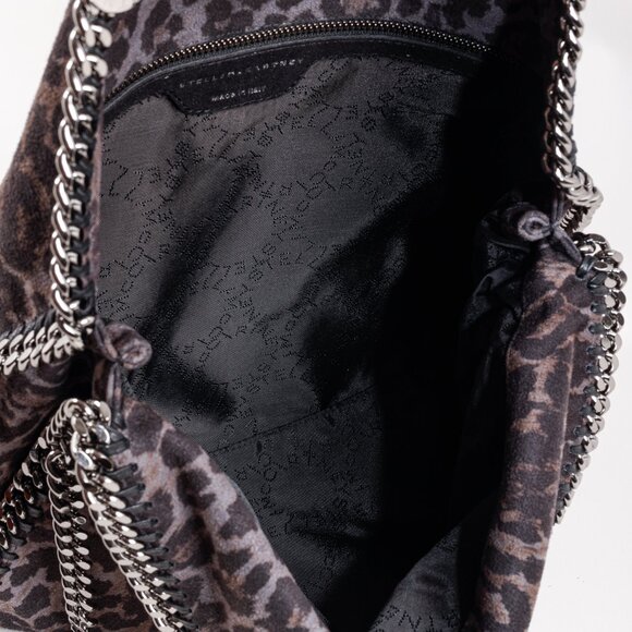 Stella McCartney Falabella Leopard-Print Flap Shoulder Bag - Picture 10 of 13